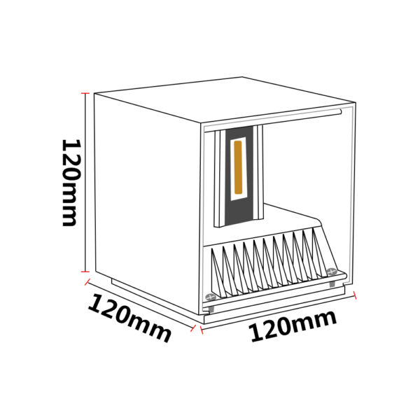 POWER CUBI Wandleuchte – Bild 3